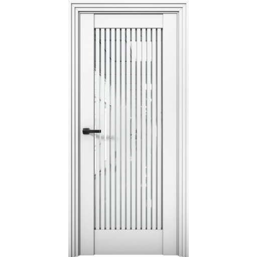 Дверь межкомнатная AurumDoors Никель NI 4 АЛЯСКА, зеркало